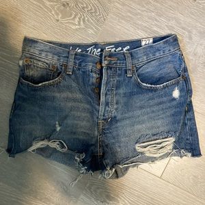 Free people shorts size 27